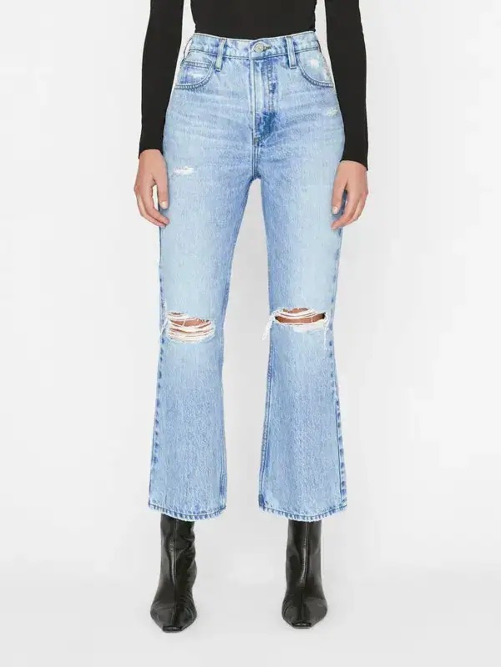 Frame Le High ‘N Tight Crop Mini Boot Jean